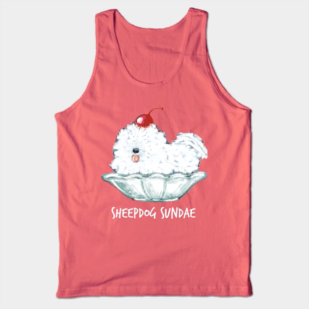 Sheepdog Sundae Tank Top by mcbenik